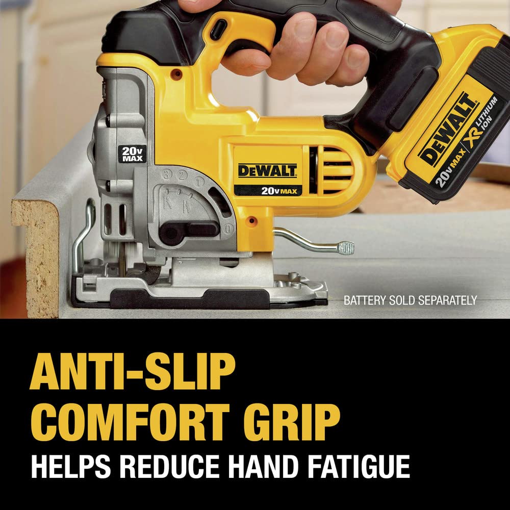 DEWALT 20V MAX Jig Saw, Tool Only (DCS331B) , Yellow DEWALT