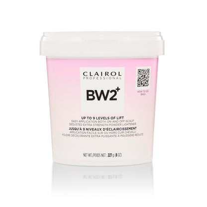 Clairol Professional BW2+ Dedusted Extra Strength Powder Lightener for Hair Highlights, 8 oz | 227 g Clairol Professional