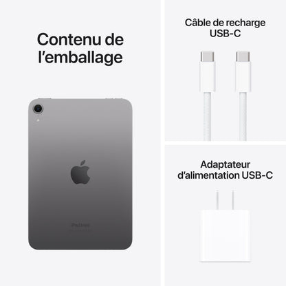 Apple iPad mini (A17 Pro): Apple Intelligence, 8.3-inch Liquid Retina Display, 128GB, Wi-Fi 6E, 12MP Front/12MP Back Camera, Touch ID, All-Day Battery Life — Space Grey 🍁 All In One Marketplace Canada