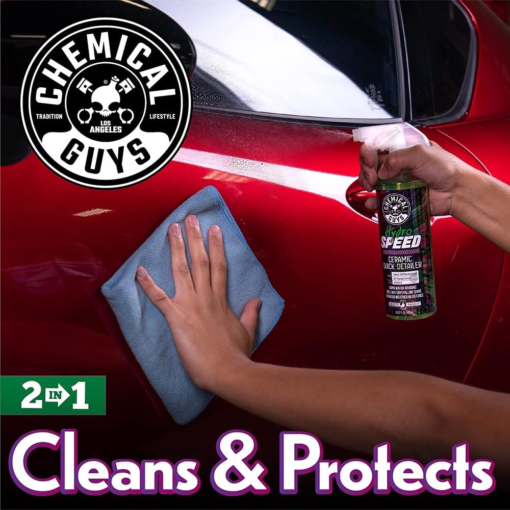Chemical Guys HydroSpeed Ceramic Quick Detailer, Safe for Cars, Trucks, SUVs, Motorcycles, RVs & More, 473 ml Chemical Guys