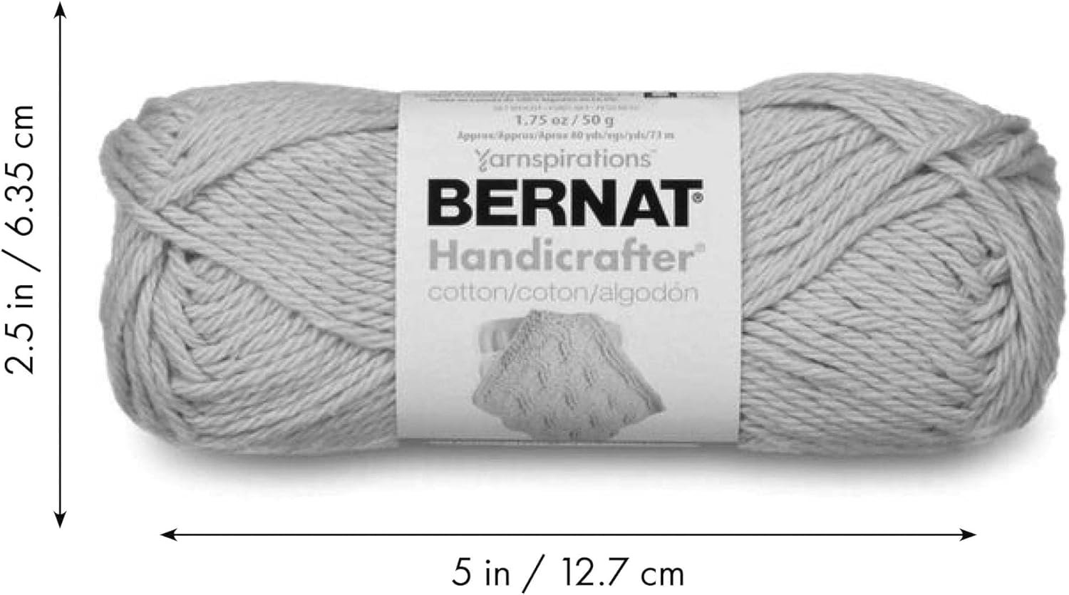Bernat Softee Cotton Cotton Yarn - 3 Pack of 120g/4.25oz - Nylon - 3 DK (Light) - 254 Yards - Knitting/Crochet Bernat