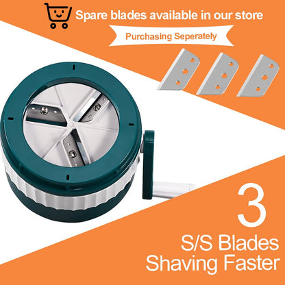 MANBA Ice Shaver and Snow Cone Machine - Premium Portable Ice Crusher and Shaved Ice Machine with Free Ice Cube Trays - BPA Free - Available at All In One Marketplace Canada