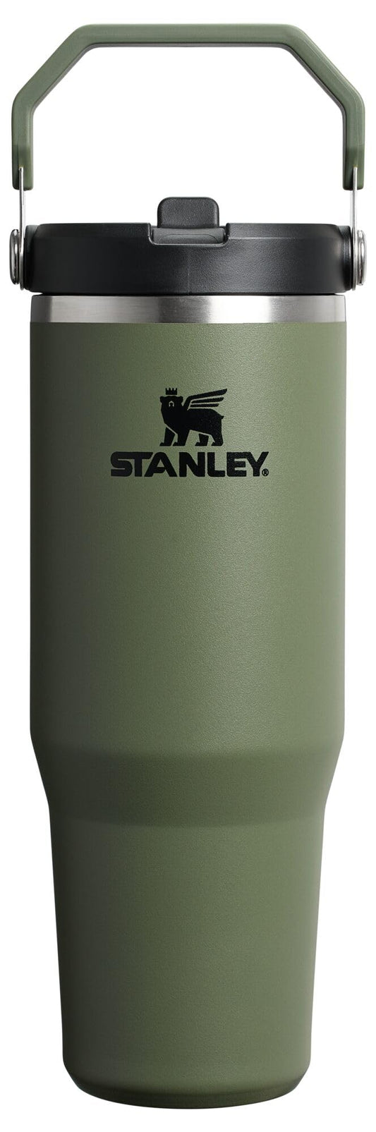 Stanley IceFlow 2.0 Flip Straw Tumbler with Handle 30 oz | Twist On Lid and Flip Up Straw | Leakproof Water Bottle | Insulated Stainless Steel | BPA-Free | Dried Pine 🍁 All In One Marketplace Canada