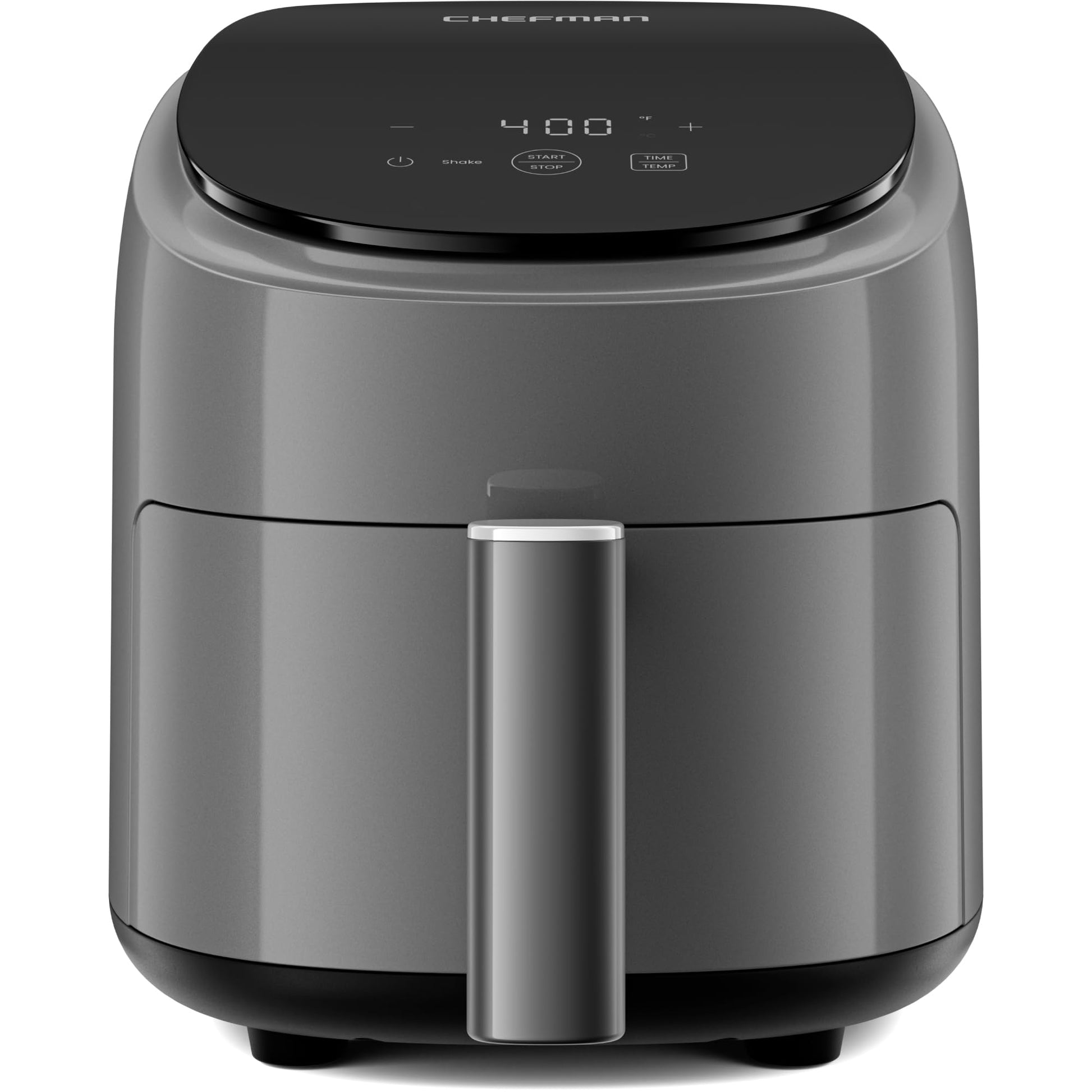 Chefman 2 Qt Mini Air Fryer – Compact and Space-Saving Air Fryer, PFAS-Free Nonstick Basket, Quick & Easy Meals in Minutes, Perfect for Apartments and Dorms, Digital Timer and Shake Reminders – Grey - Available at All In One Marketplace Canada