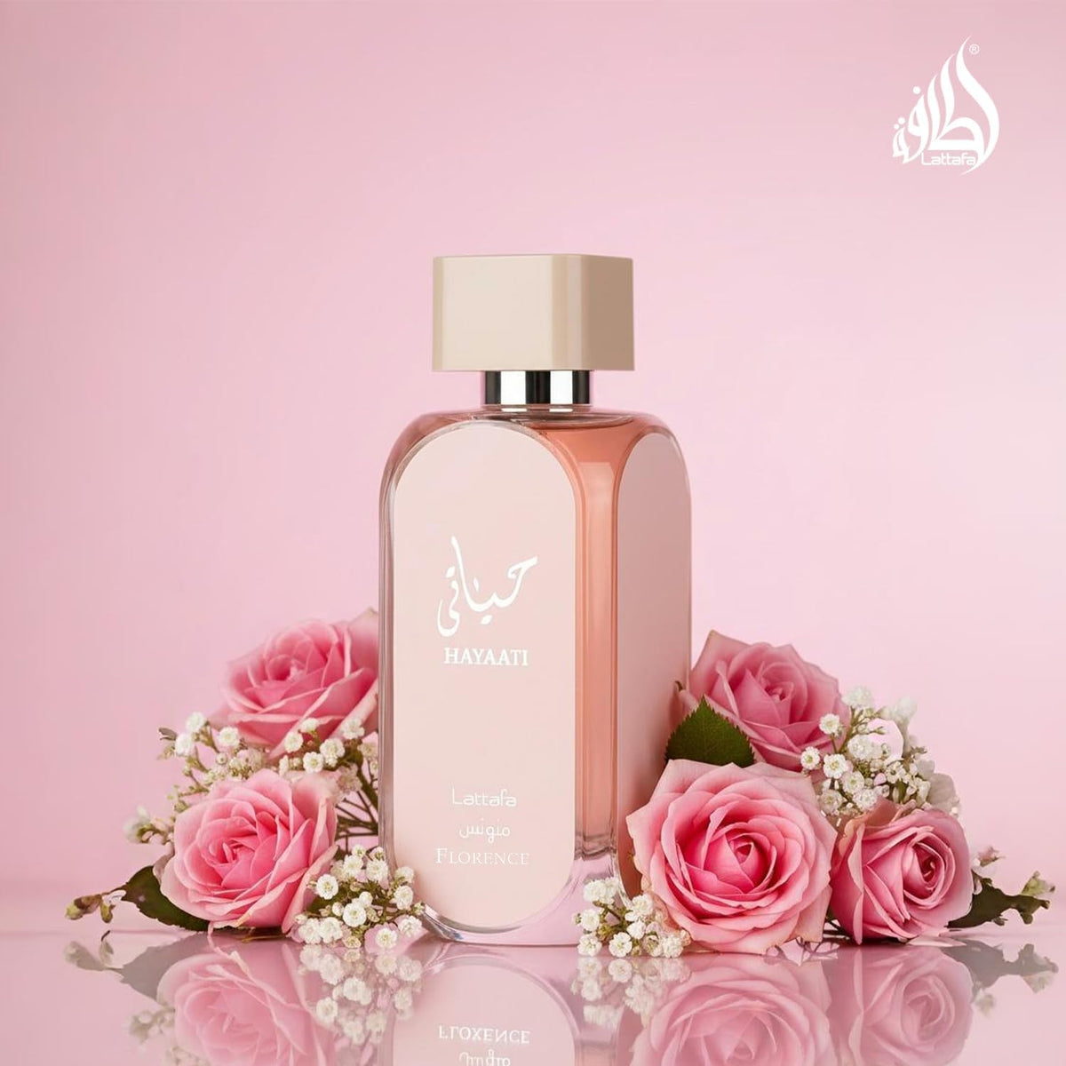 Lattafa Hayaati Florence for Unisex Eau de Parfum Spray, 3.4 Ounce