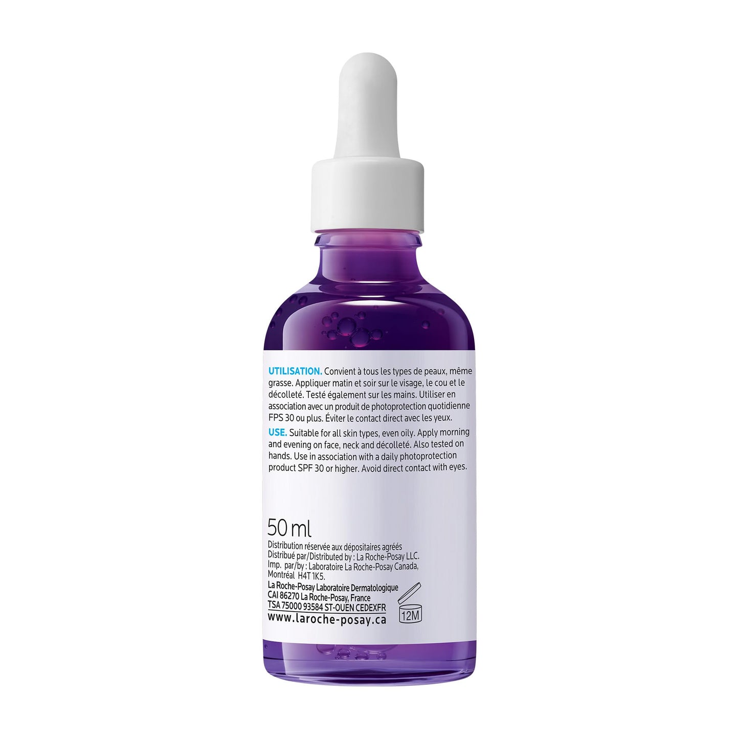 La Roche-Posay Mela B3 Face Serum Powered by Melasyl & Niacinamide, Visibly Improve Appearance of Skin Tone & Texture. Developed for All Skin Tones, Safe for Sensitive Skin, 50mL La Roche-Posay