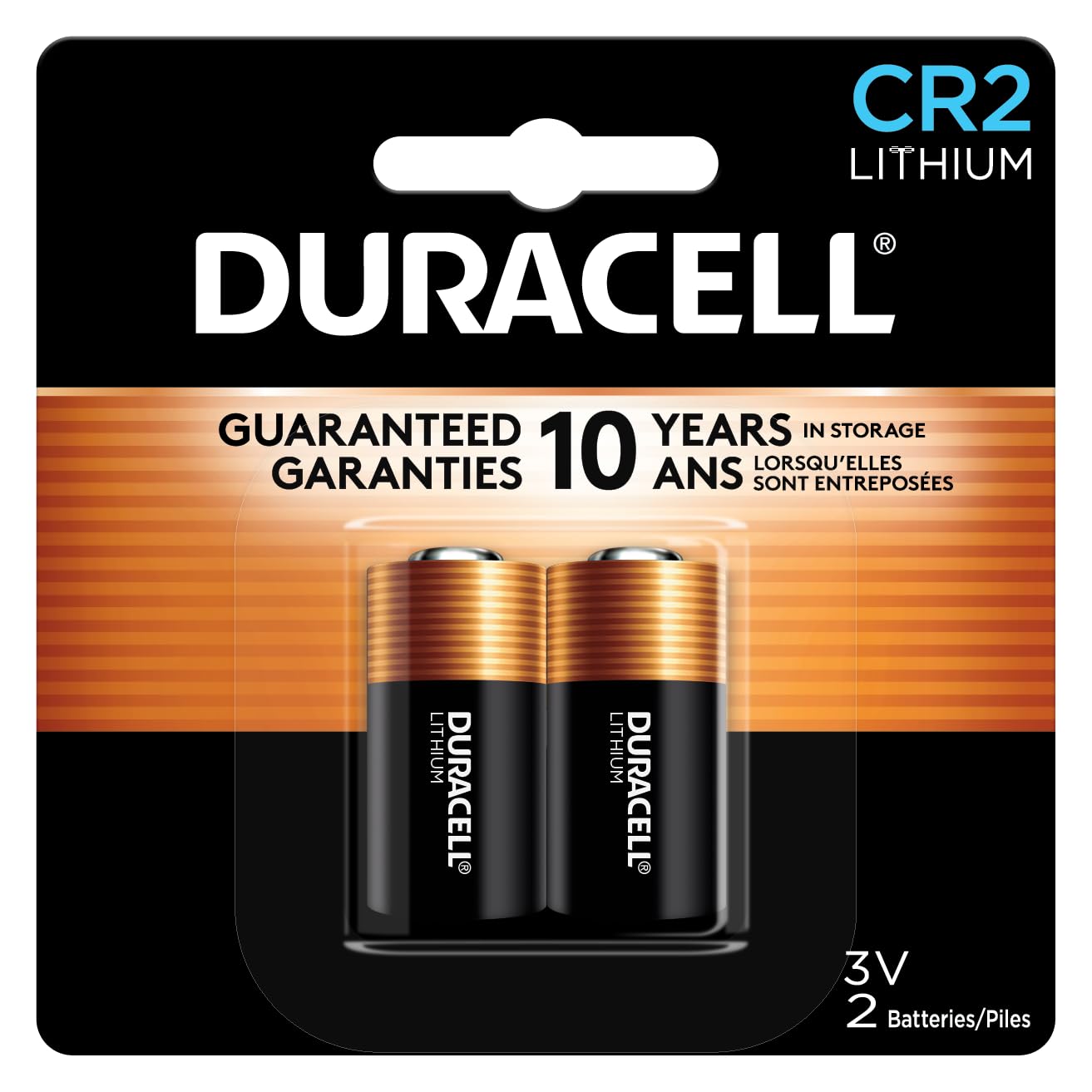 Duracell CR2 3V Lithium Battery, 2 Count (Pack of 1), CR2 Battery Lithium, High Power, Long-Lasting for Video and Photo Cameras, Lighting Equipment, and More - Available at All In One Marketplace Canada