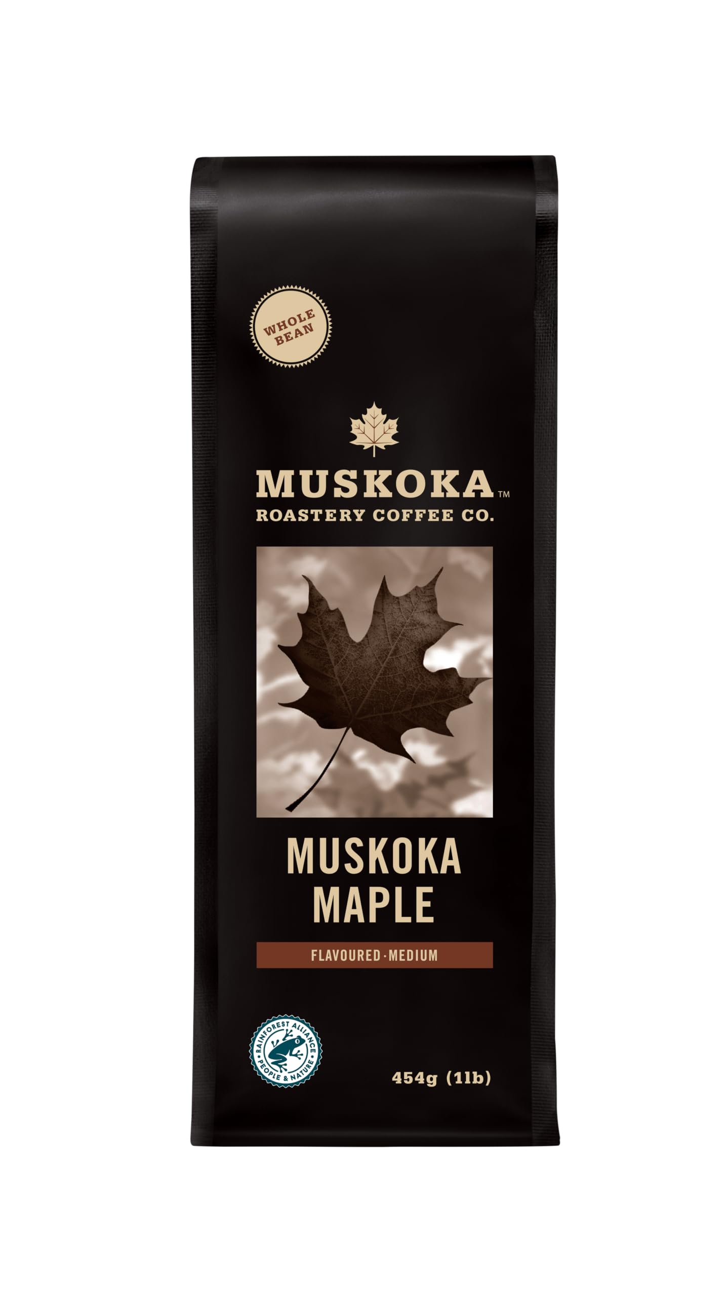 Muskoka Roastery Coffee, Muskoka Maple, Whole Bean Coffee, 454g 🍁 All In One Marketplace Canada