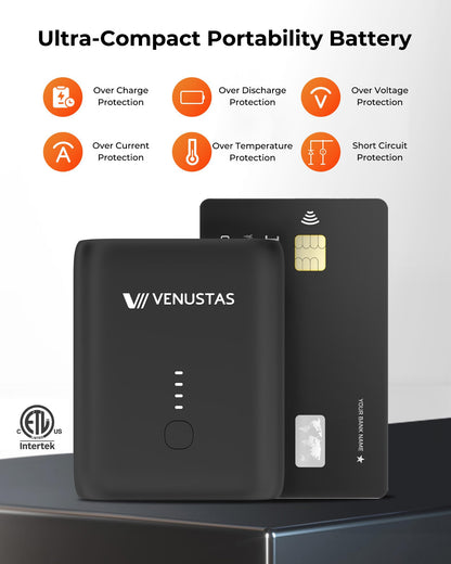 Venustas Men's Heated Vest with Battery Pack 7.4V, Ultra-thin Carbon Fiber, Suitable for Winter Outdoor Hunting Skiing 🍁 All In One Marketplace Canada