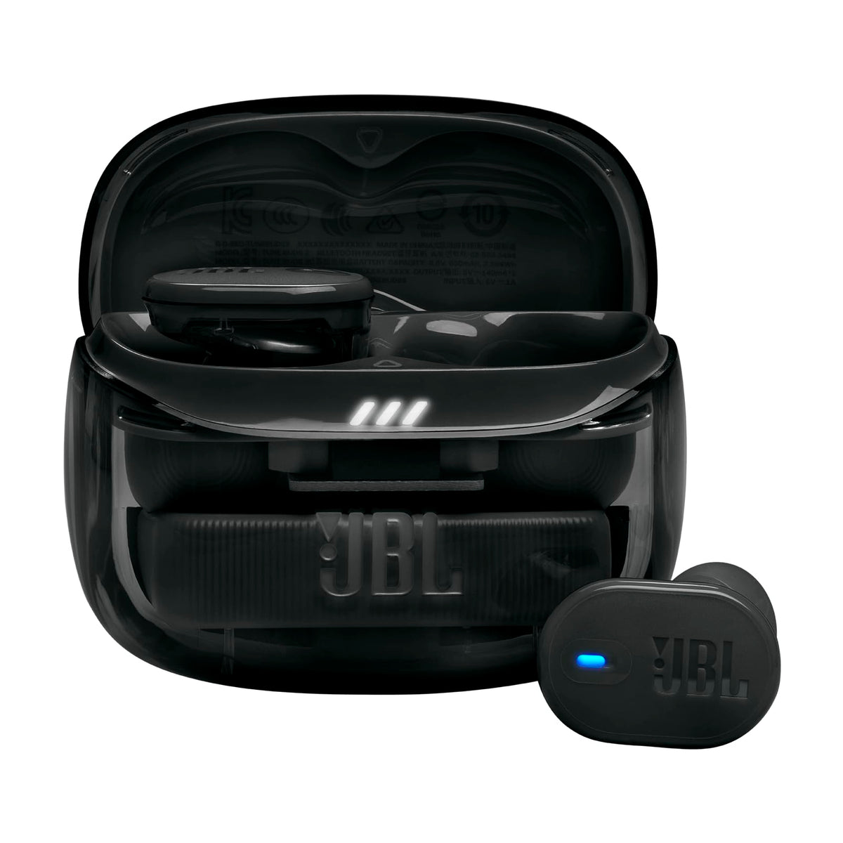 JBL Tune Buds 2 Ghost Edition - True Wireless Noise Cancelling Earbuds - Ghost Black