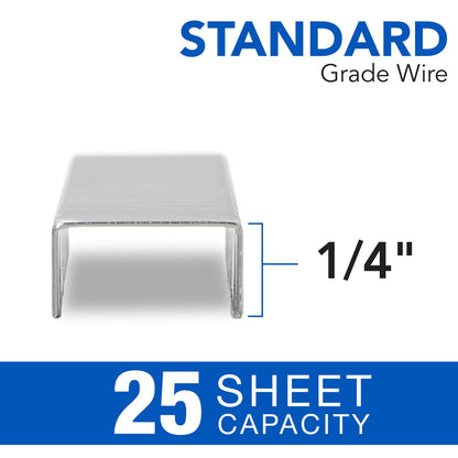 Swingline Standard Staples, 1/4 Inch Leg Length, 210 Staples per Strip, 5000 Staples per Box (7471135108)