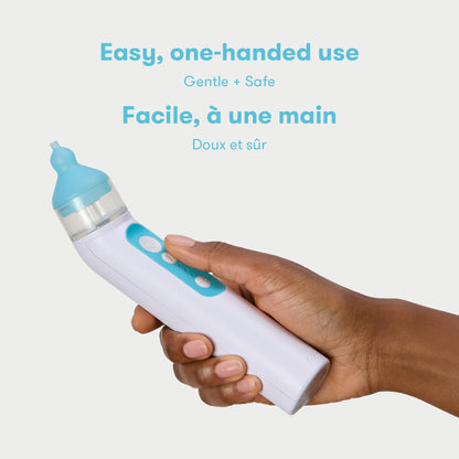 Frida Baby Electric NoseFrida Nasal Aspirator for Baby, Nose Sucker for Baby & Toddler, Upgraded Nasal Aspirator for Congestion Relief with 3 Suction Levels, 2 Silicone Tips, USB - Available at All In One Marketplace Canada