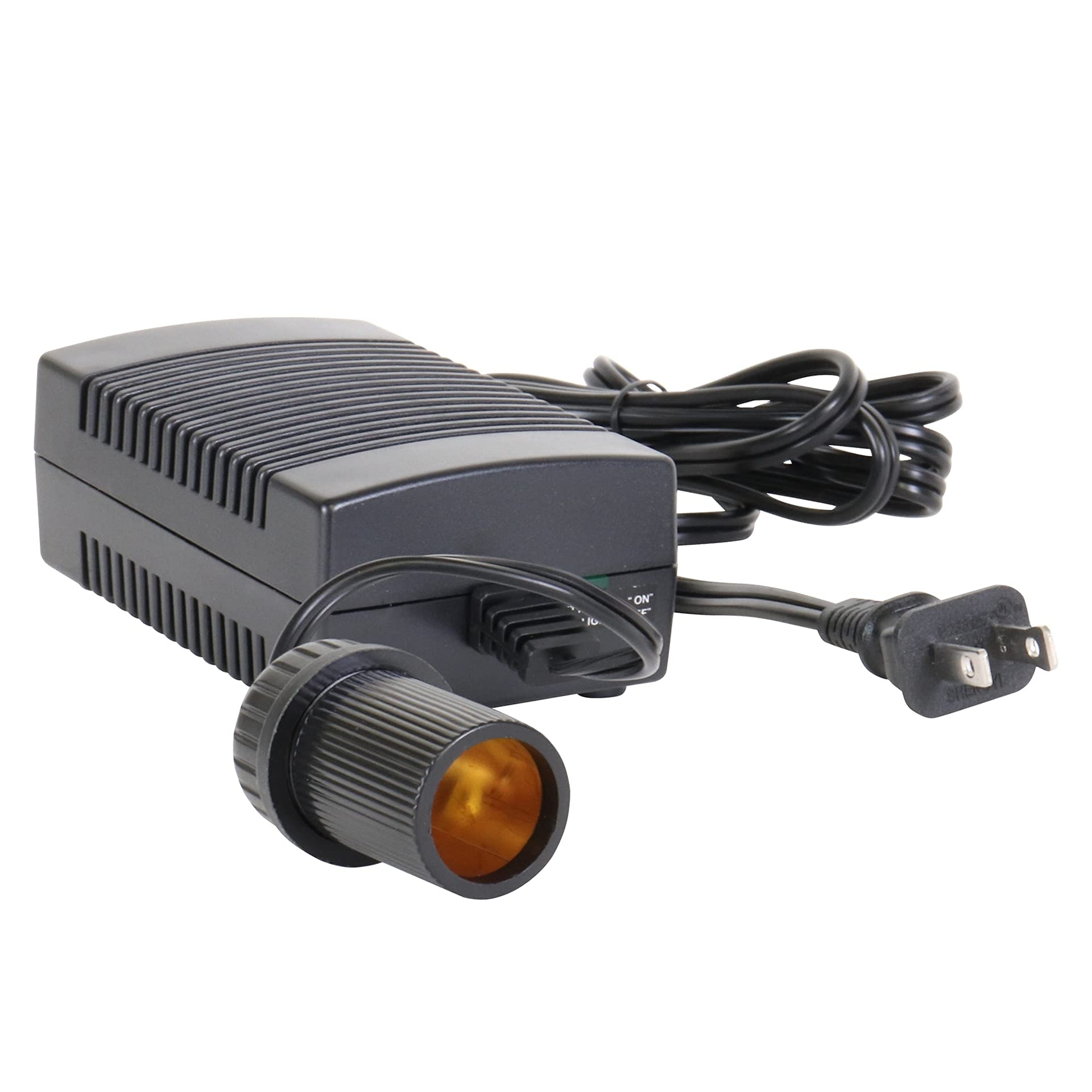 Koolatron Power Adapter - 12V 5A Converter for Car Fridge, Portable Devices, Vehicle Supplies, Replacement Cable, Extender Charger, Wall Outlet, Transformer for Cooler, 110V AC to 12V DC Koolatron
