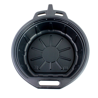 Capri Tools CP21024 Portable Oil Drain Pan, 2 Gallon, Black Capri Tools