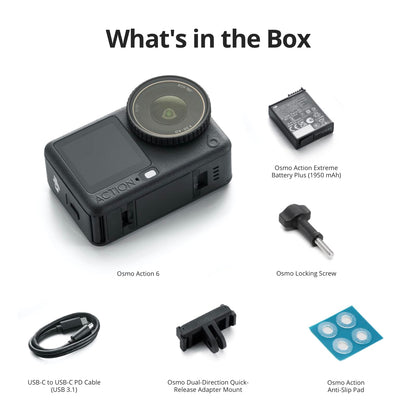 DJI Osmo Action 6 Essential Combo, 8K Action Camera for Quick Start 🍁 All In One Marketplace Canada