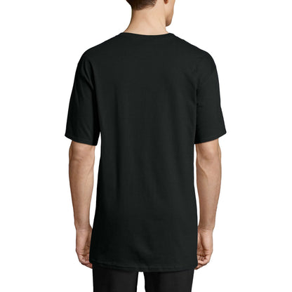 Hanes Mens Men's Beefy Tall Short Sleeve Tee Value Pack (2-Pack) Fashion t Shirts, Black, XX-Large Tall US