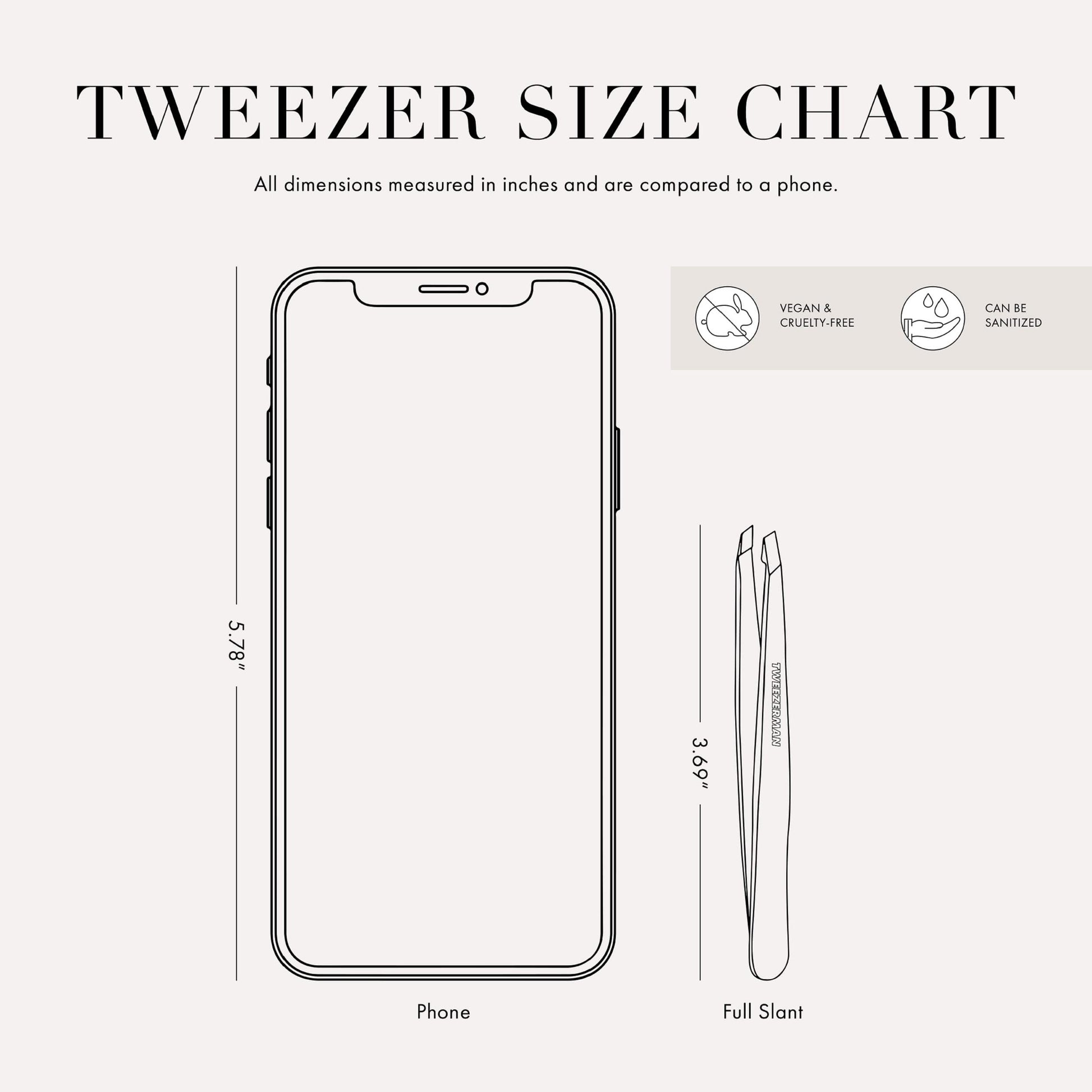 Tweezerman Exclusive Evening Blue Slant Tweezer - Hair Removal Tweezers, Stainless Steel - Available at All In One Marketplace Canada