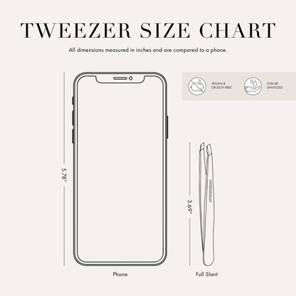 Tweezerman Exclusive Evening Blue Slant Tweezer - Hair Removal Tweezers, Stainless Steel - Available at All In One Marketplace Canada