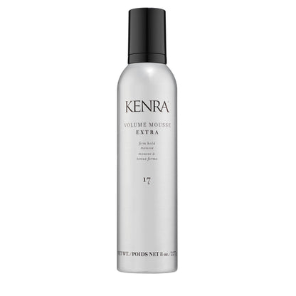 Kenra Volume Mousse Extra 17 | Volumizing Mousse with Firm Hold | Heat Protectant up to 428°F | Frizz Control & Fullness for All Hair Types | 227 mL - Available at All In One Marketplace Canada