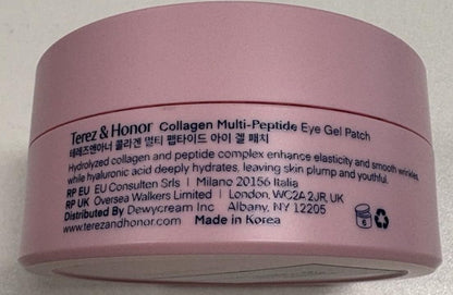 Under Eye Patches Korean Skincare: Peptide Collagen Gel Eye Mask for Puffy Eyes Dark Circles Wrinkles Undereye Bags Fine Lines & Smile Lines - Deep Hydrating & Firming Eye Pad - Cruelty-Free, 30 Pairs - Available at All In One Marketplace Canada