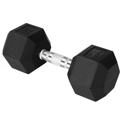 Yes4All Hex Dumbbell with Chrome Grip, Single Hand Weight for Strength Training - 30 lbs 🍁 All In One Marketplace Canada