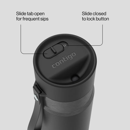 Contigo AutoSeal 16 oz Travel Mug | Leakproof w/Auto-Sealing Spout & Slider Lock | Vacuum-Insulated Stainless Steel Tumbler for Hot Coffee & Tea or Cold Drinks | BPA & Lead-Free | Dishwasher Safe 🍁 All In One Marketplace Canada