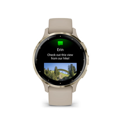 Garmin Venu 3S, GPS Smartwatch, AMOLED Display, Advanced Health and Fitness Features, Up to 10 Days of Battery, French Gray