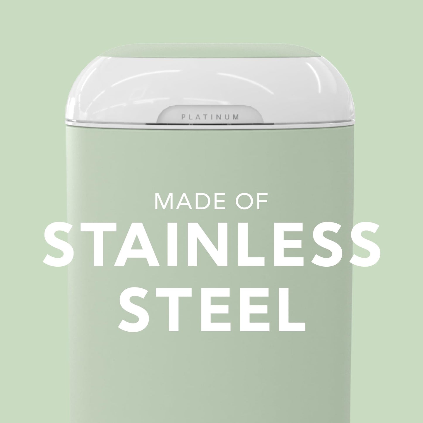 Diaper Genie Platinum Pail with Easy Roll Refill 18 bags, Stainless Steel 🍁 All In One Marketplace Canada