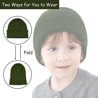 PEECABE Kids Knit Hat Winter Baby Beanie for Toddler Infant Skull Cap 6-24M 🍁 All In One Marketplace Canada