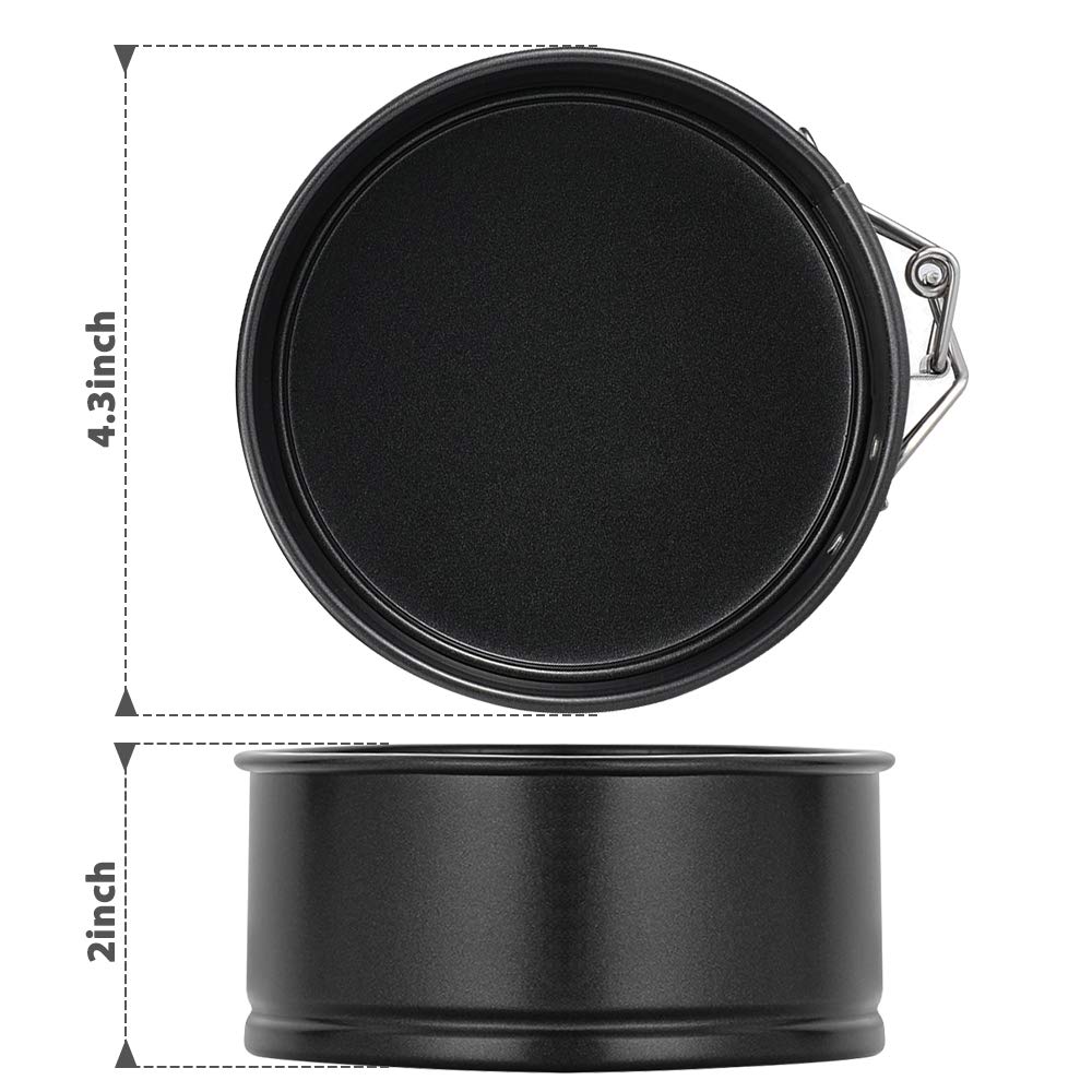 MASSUGAR 4 Inch Springform Pan 4 Pack Mini Cake Pan Cheesecake Pan 🍁 All In One Marketplace Canada