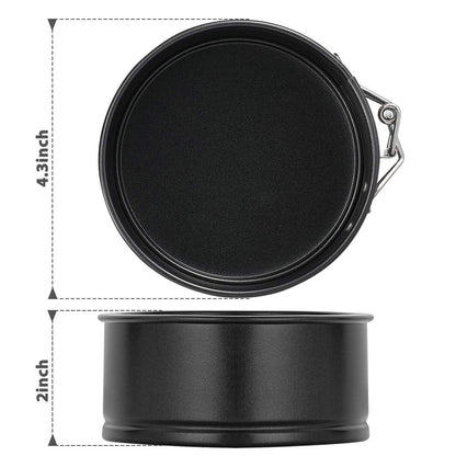 MASSUGAR 4 Inch Springform Pan 4 Pack Mini Cake Pan Cheesecake Pan 🍁 All In One Marketplace Canada
