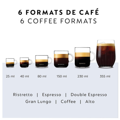 Nespresso Vertuo Pop+ Pod Coffee & Espresso Machine White