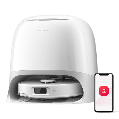 roborock Qrevo Curv S5X Robot Vacuum and Mop, 18,500Pa Suction, Zero-Tangling Design, FlexiArm Side Brush & Mop, Smart Obstacle Avoidance, Self-Washing & Drying, Self-Emptying, Perfect for Carpet - Available at All In One Marketplace Canada