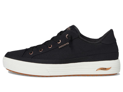 Skechers Women's Arch Fit Arcade-Meet Ya There Sneaker, Black, 7 🍁 All In One Marketplace Canada