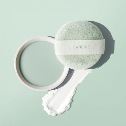 LANEIGE Neo Blurring Powder Refill: Lightweight, Travel-Friendly Compact for Oil Control, Smoothing & Blurring with Mint & Chamomile LANEIGE