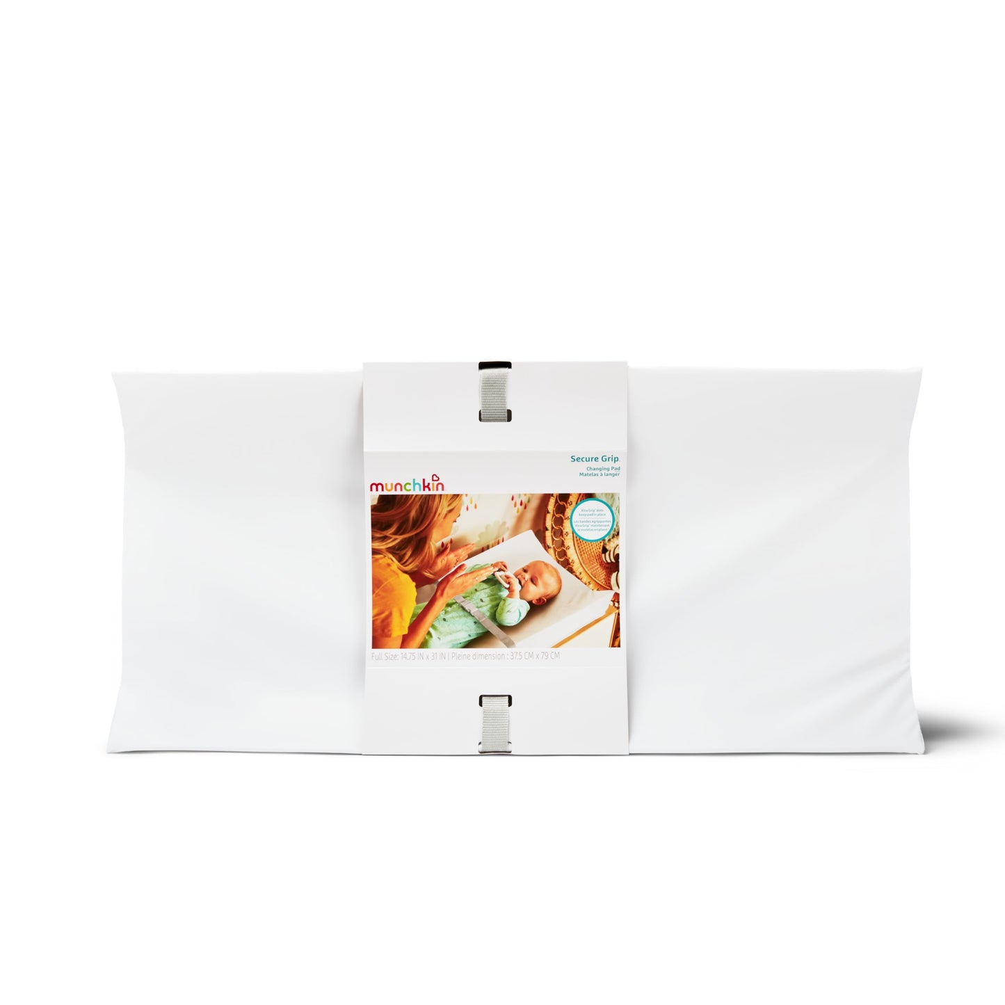 Munchkin Secure Grip Waterproof Diaper Changing Pad, 16" x 31" - Available at All In One Marketplace Canada