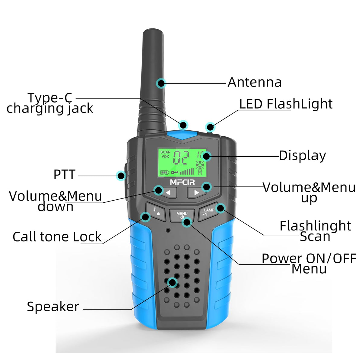 3Pack Kids Walkie Talkies,Long Range Rechargeable,Camping Toys for Boys 🍁 All In One Marketplace Canada