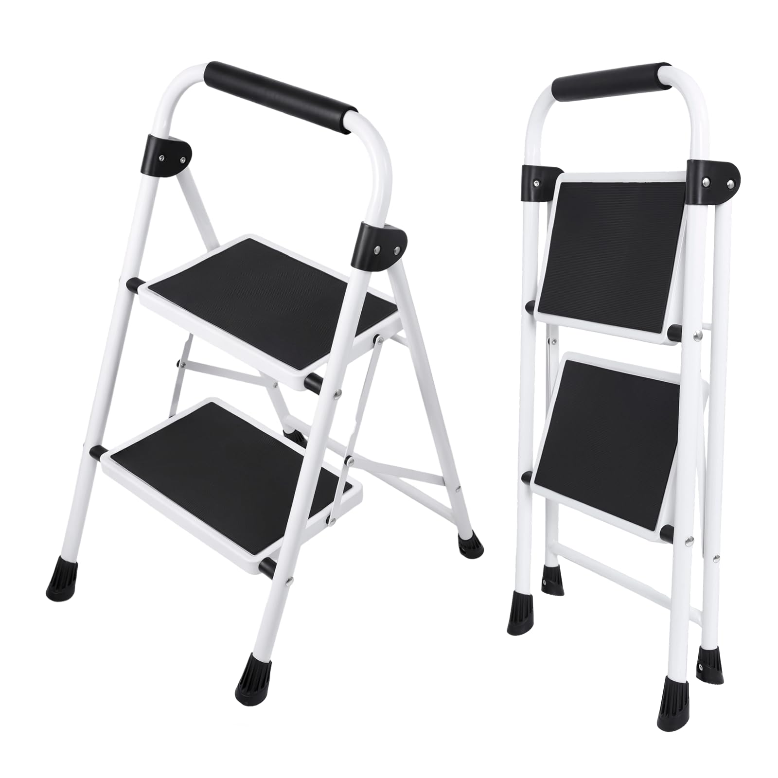 Sweetcrispy 2 Step Ladder, Anti-Slip Pedal Sweetcrispy