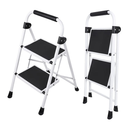 Sweetcrispy 2 Step Ladder, Anti-Slip Pedal Sweetcrispy