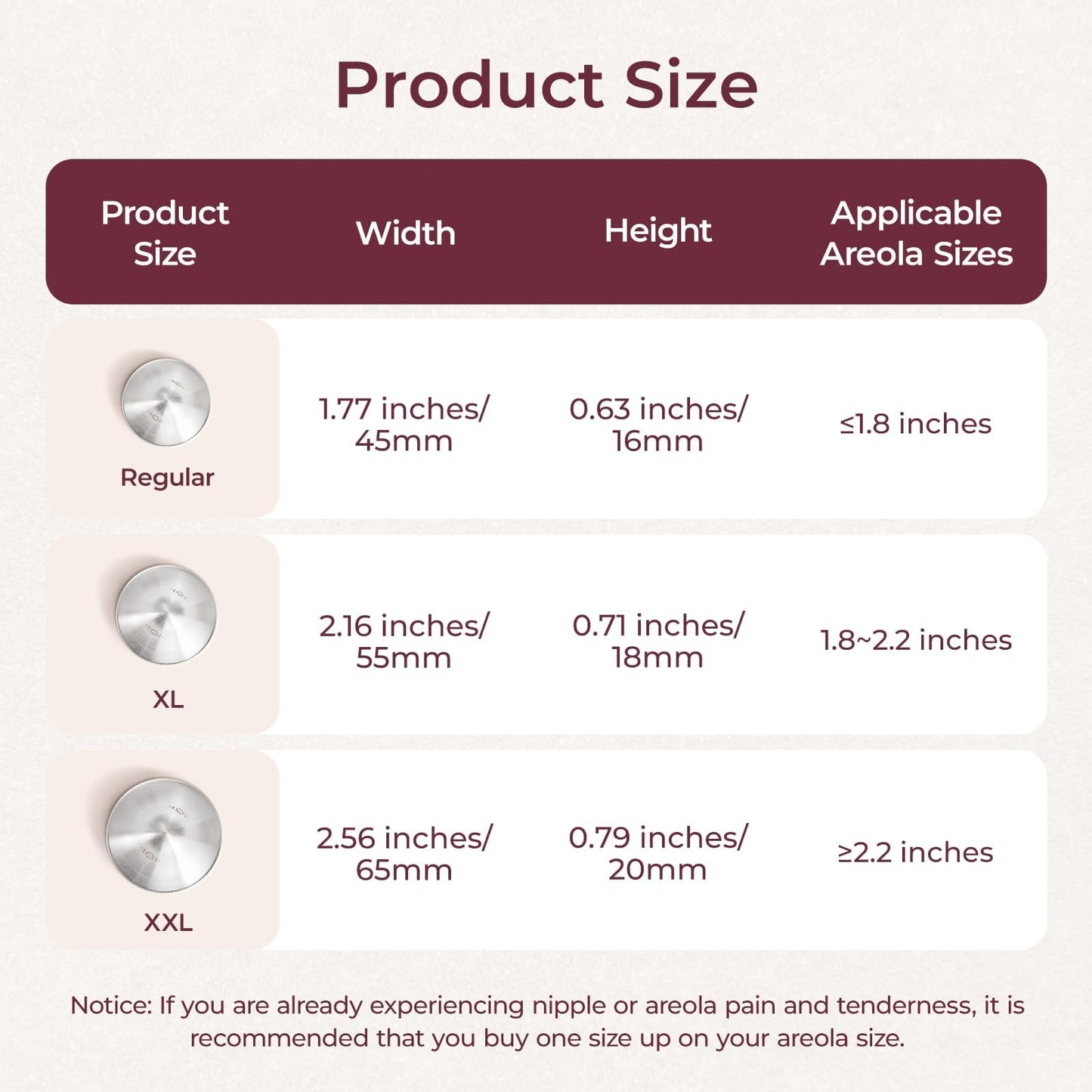 Momcozy 999 Silver Nursing Cups Original Perforated Breathable Design, 999 Silver Nipple Cover for Breastfeeding Essential,Nipple Shield for Nursing Newborn, Metal Nipple Shields, Regular Size