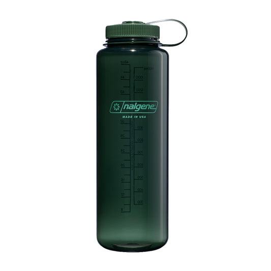 Nalgene 48 oz Wide Mouth Silo Water Bottle | BPA-Free, Durable & Leak Proof, Large & Lightweight for Hiking, Gym & Sports, Jade Nalgene