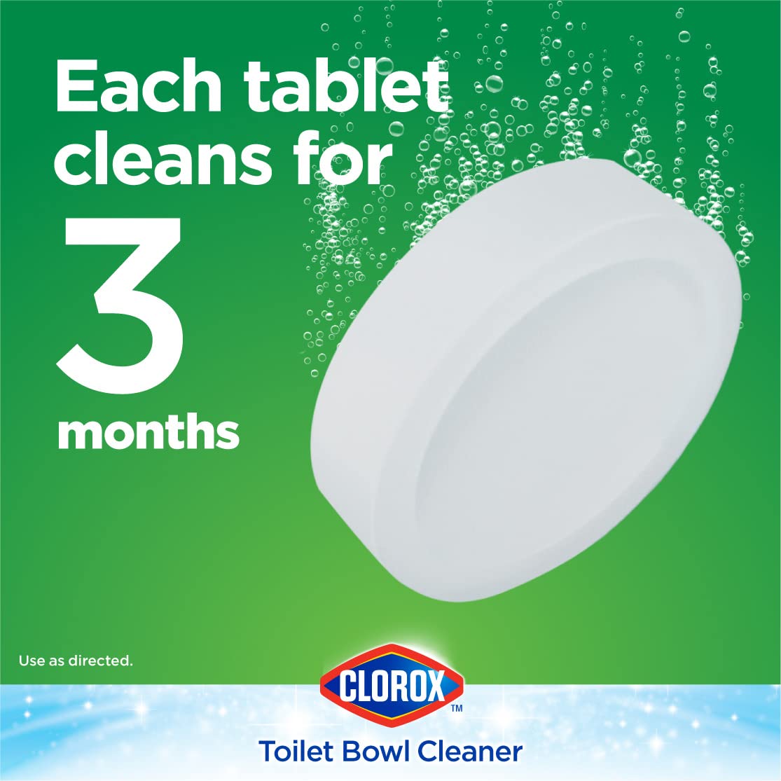 Clorox Automatic Toilet Bowl Cleaner with Bleach, 100 g, Multi-Pack of 12 Clorox