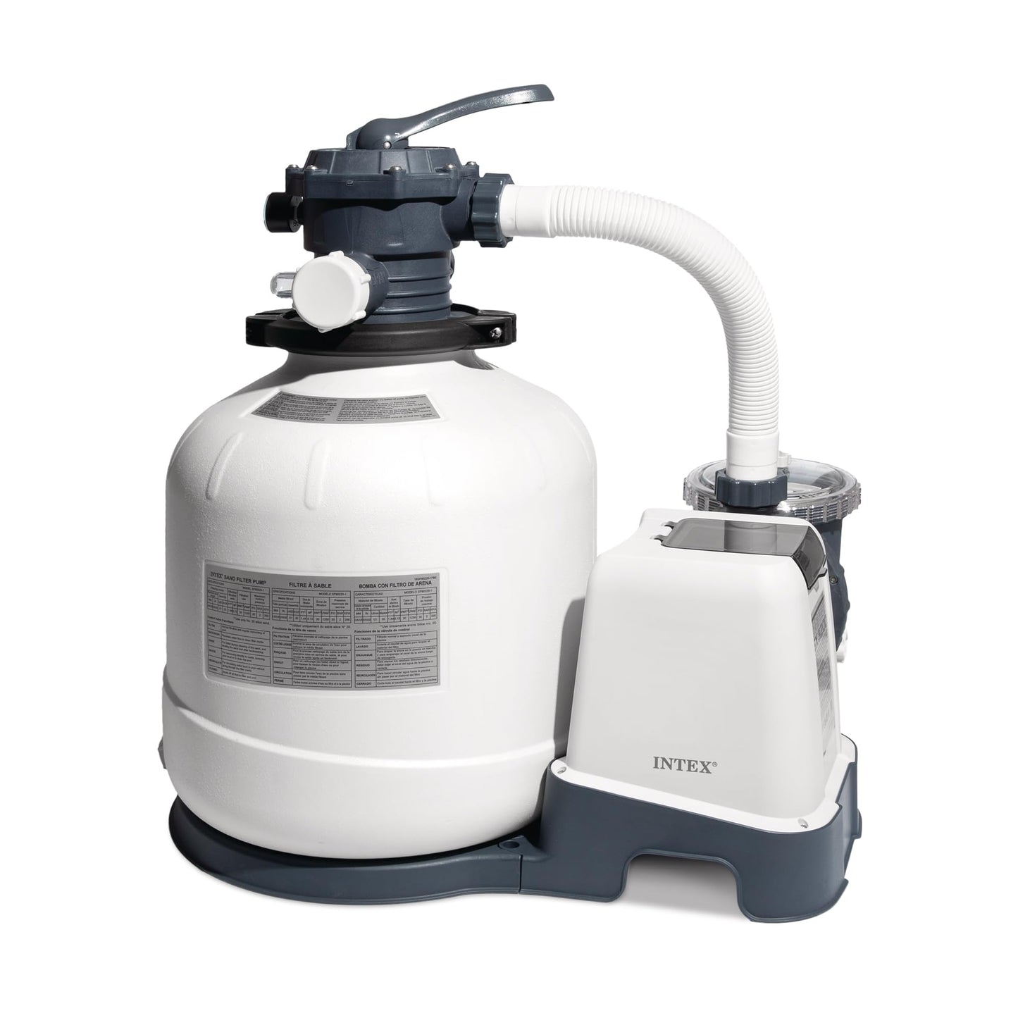 INTEX Krystal Clear 3,000 GPH Sand Filter Pump for Above Ground Pools