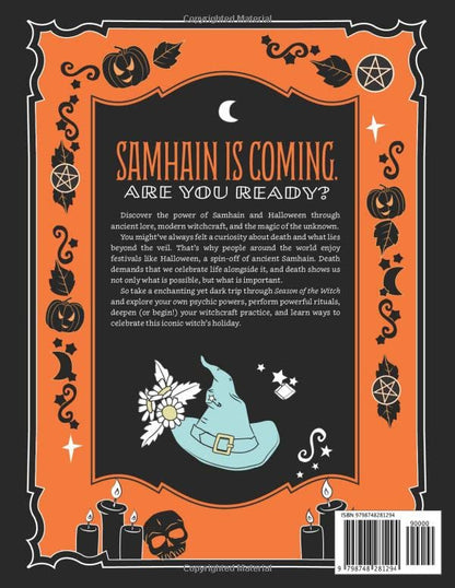 Livre de coloriage des Ombres : Saison de la sorcière : Sortilèges pour Samhain et Halloween