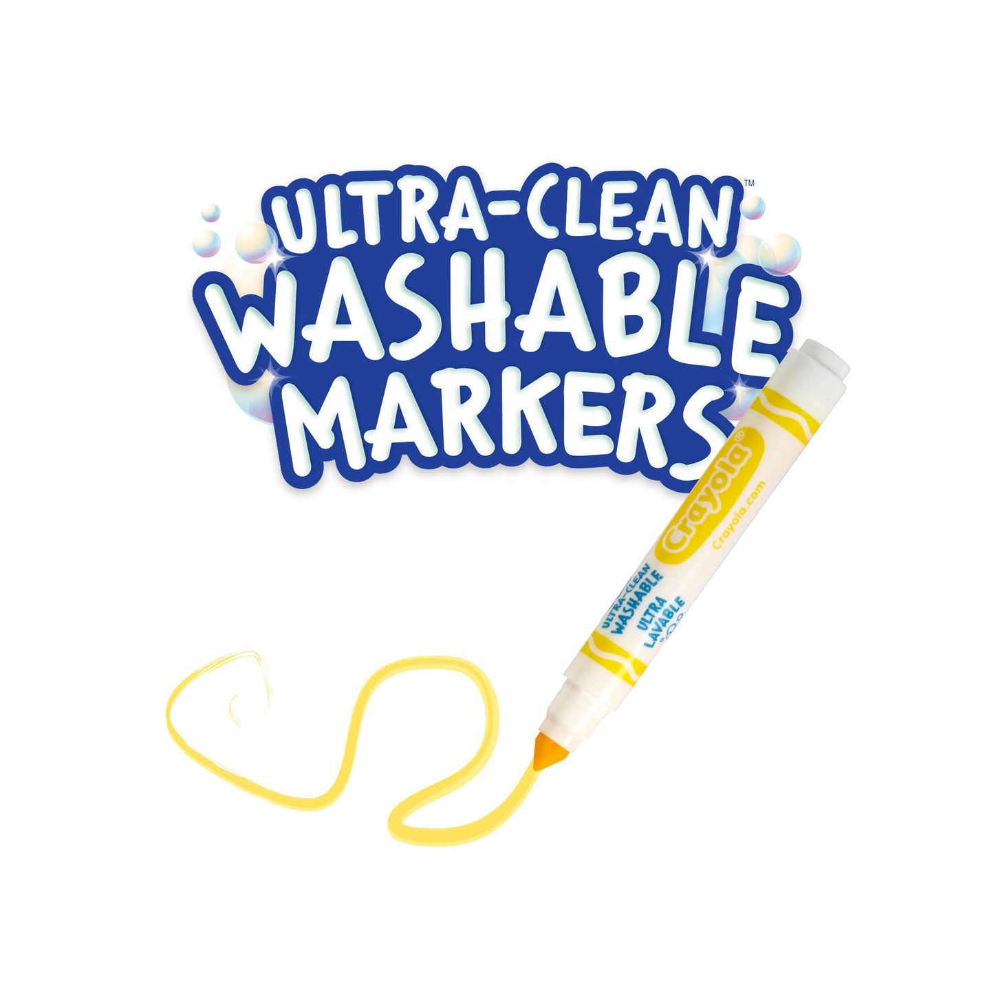 Crayola Ultra-Clean Washable Broad Line Markers (2 Boxes), Bulk Classroom Markers for Kids, 16 Colours, Teacher Must Haves Wishlist, Bulk School Supplies