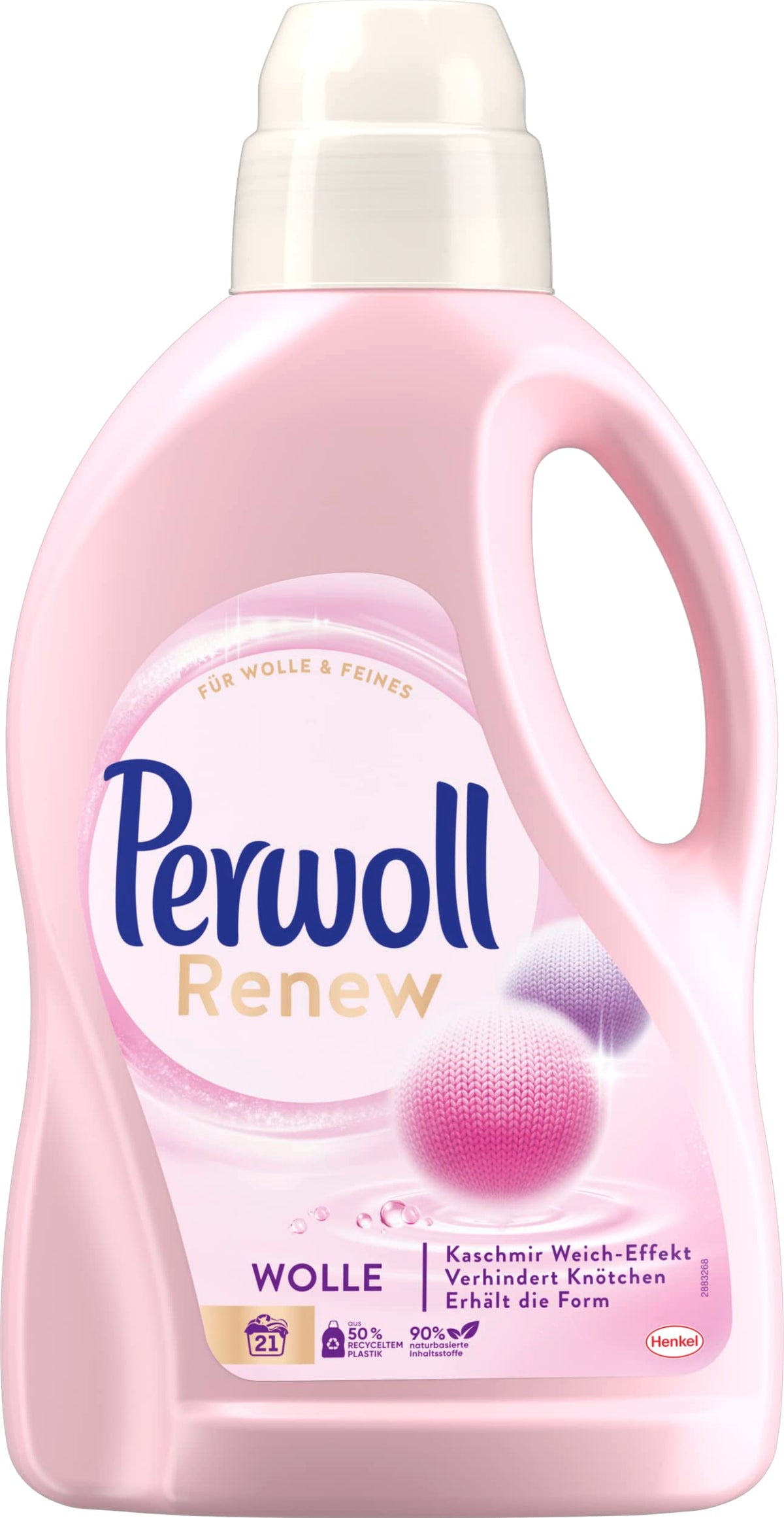 Perwoll Renew Wool & Fine Fabric Care Liquid Detergent for Wool, Silk and Fine Fabrics (1 x 21 Wash Loads)