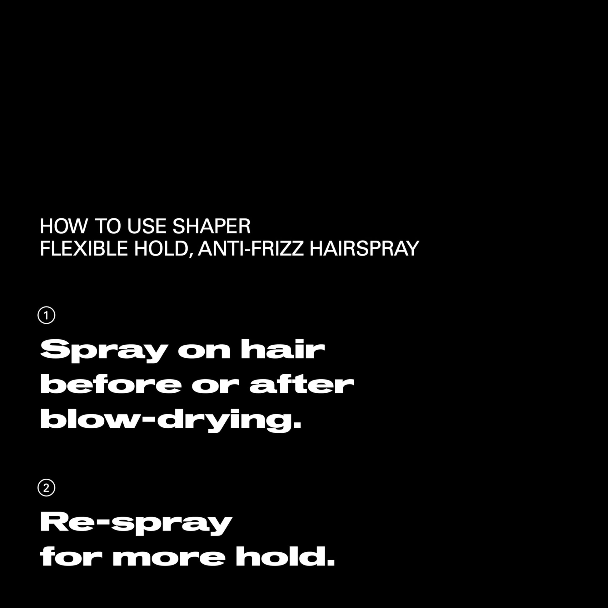 Sebastian Professional Shaper Hairspray | Flexible Hold | Anti-Frizz | 10.6 oz | 300 g | Packaging May Vary Professional Sebastian