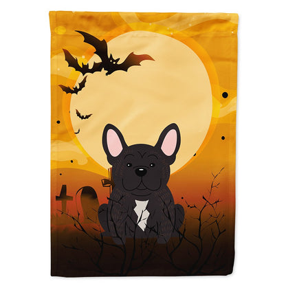 Caroline's Treasures BB4275CHF Halloween French Bulldog Brindle Canvas House Size Flag, Large, Multicolor