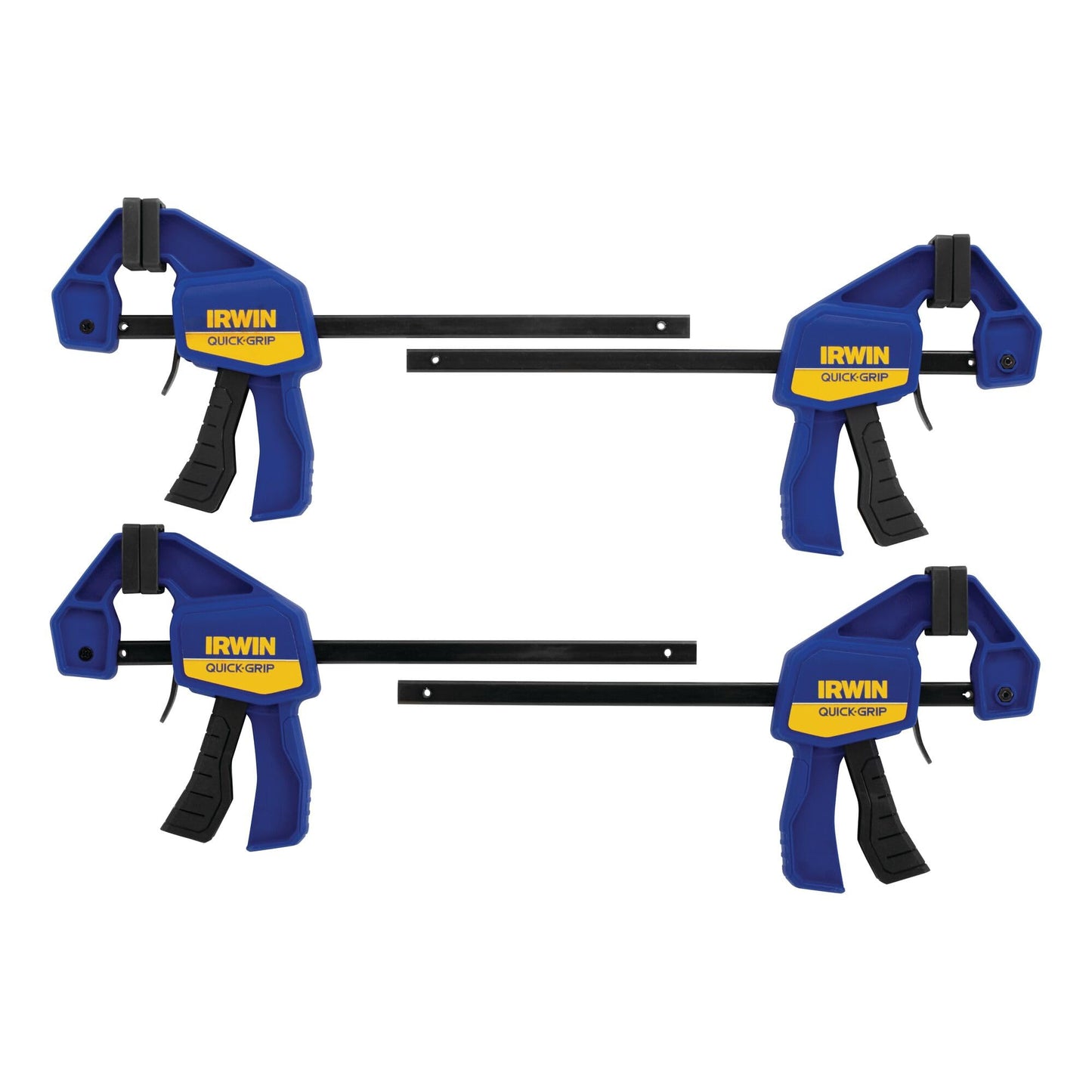 IRWIN QUICK-GRIP Clamps, One-Handed, Mini Bar, 6-Inch, 4-Pack (1964758) - Available at All In One Marketplace Canada
