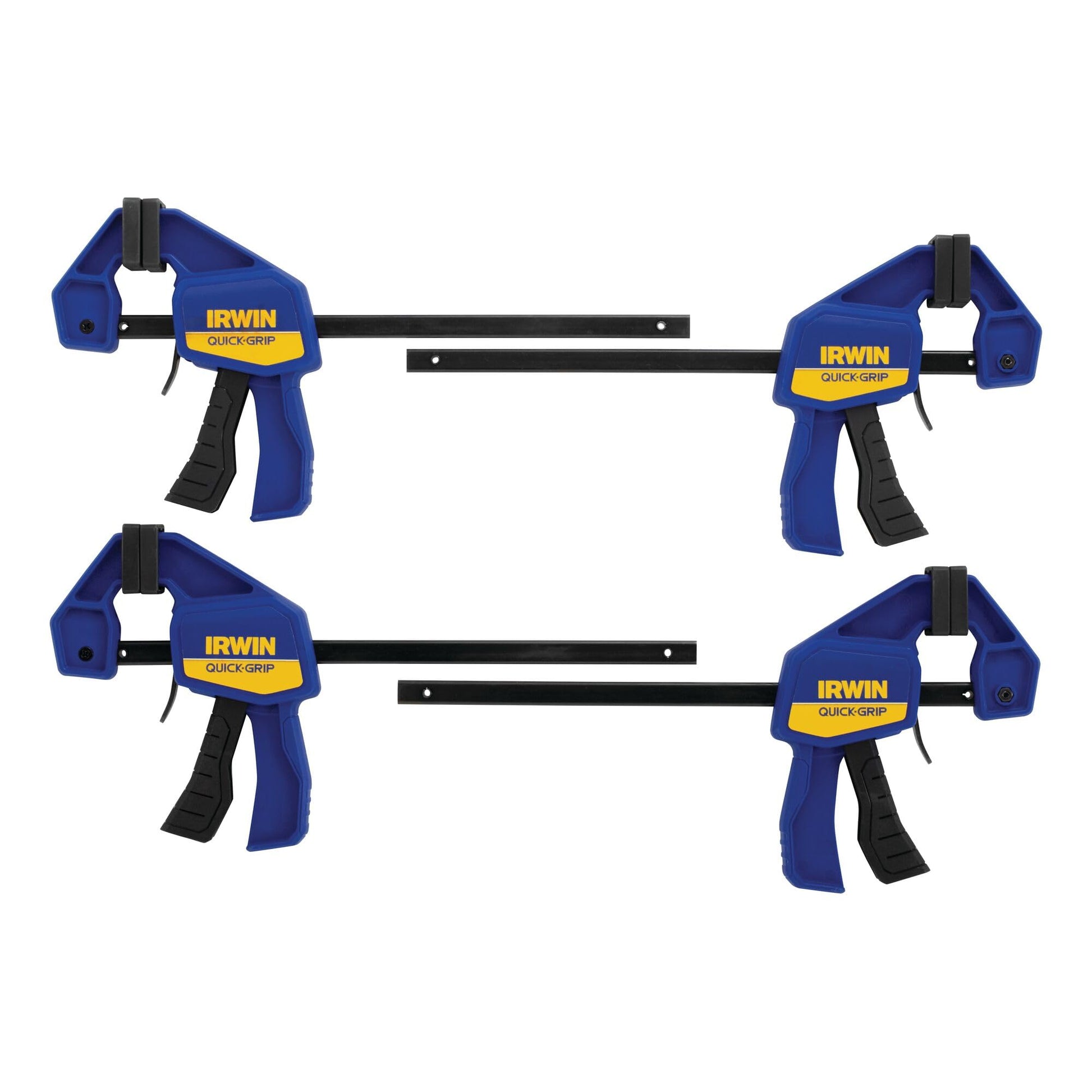 IRWIN QUICK-GRIP Clamps, One-Handed, Mini Bar, 6-Inch, 4-Pack (1964758) - Available at All In One Marketplace Canada